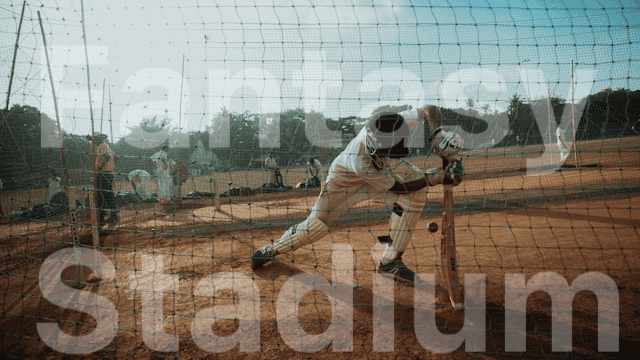 Cricket match moment